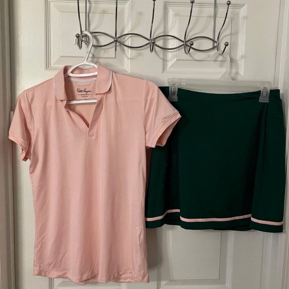 Walter Hagen women's golf shirt and skort set